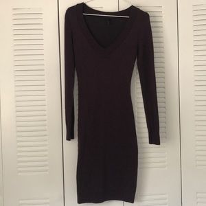 Purple Sweater Dress